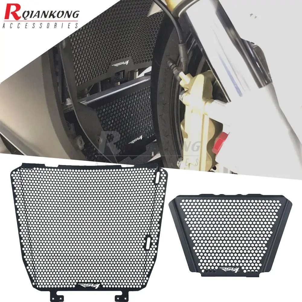 For Aprilia RSV4 1000/Factory 2009-2014 RSV4 1000 APRC 2011-2015 Motorcycle Radiator Guard Grille Oil Cooler Protective Covers