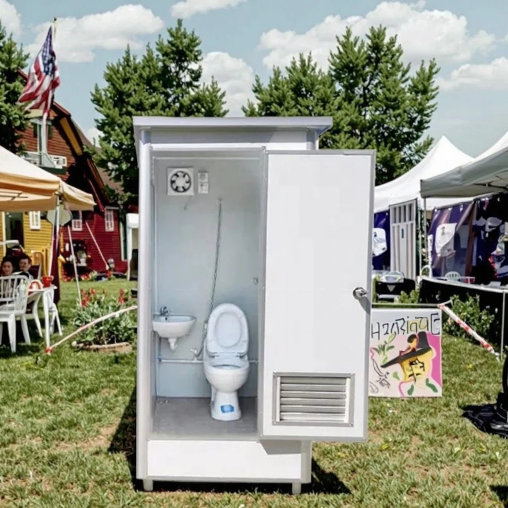 Portable Toilets, Prefabricated Bathroom Pods, Lightweight Design, 2025 New Model, Easy Installation, Durable Outdoor Use