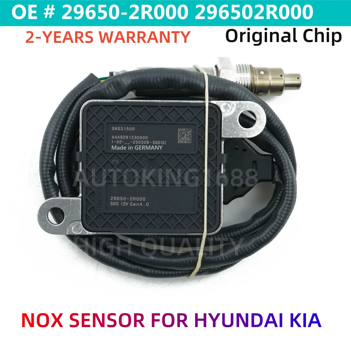 

Высококачественный новый датчик оксидов азота (NOx) 296502R000 29650-2R000 29650 2R000 для Hyundai KIA 12V
