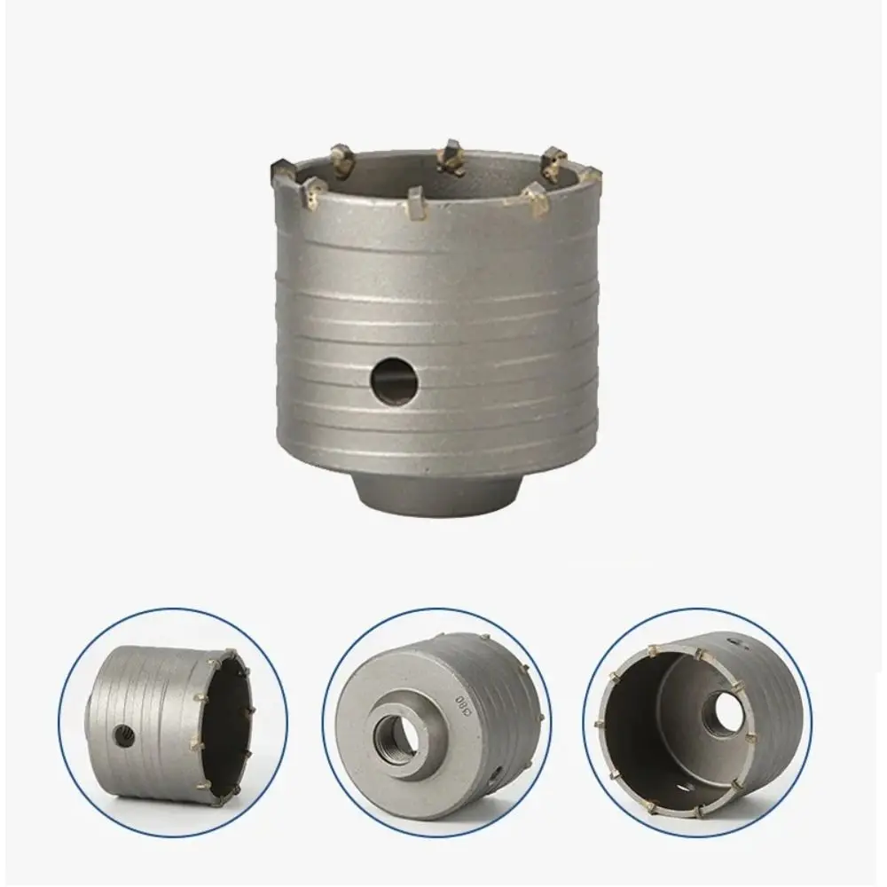 

40 мм-60 мм кольцевая пила для бетона, круглый вал, высокопрочный инструмент для строительства кладки, сверхмощная пила для резки металла, сверления стен