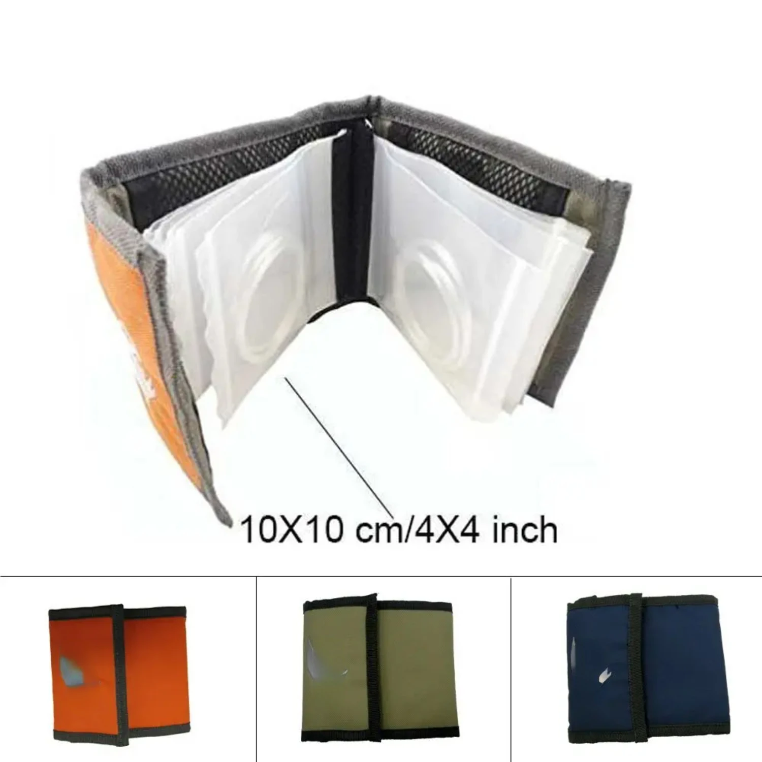 

Luxurious High Grade Premium Fishing Leader Wallet - Convenient and Sturdy Organizer for Safely Storing and Protecting 10 High Q