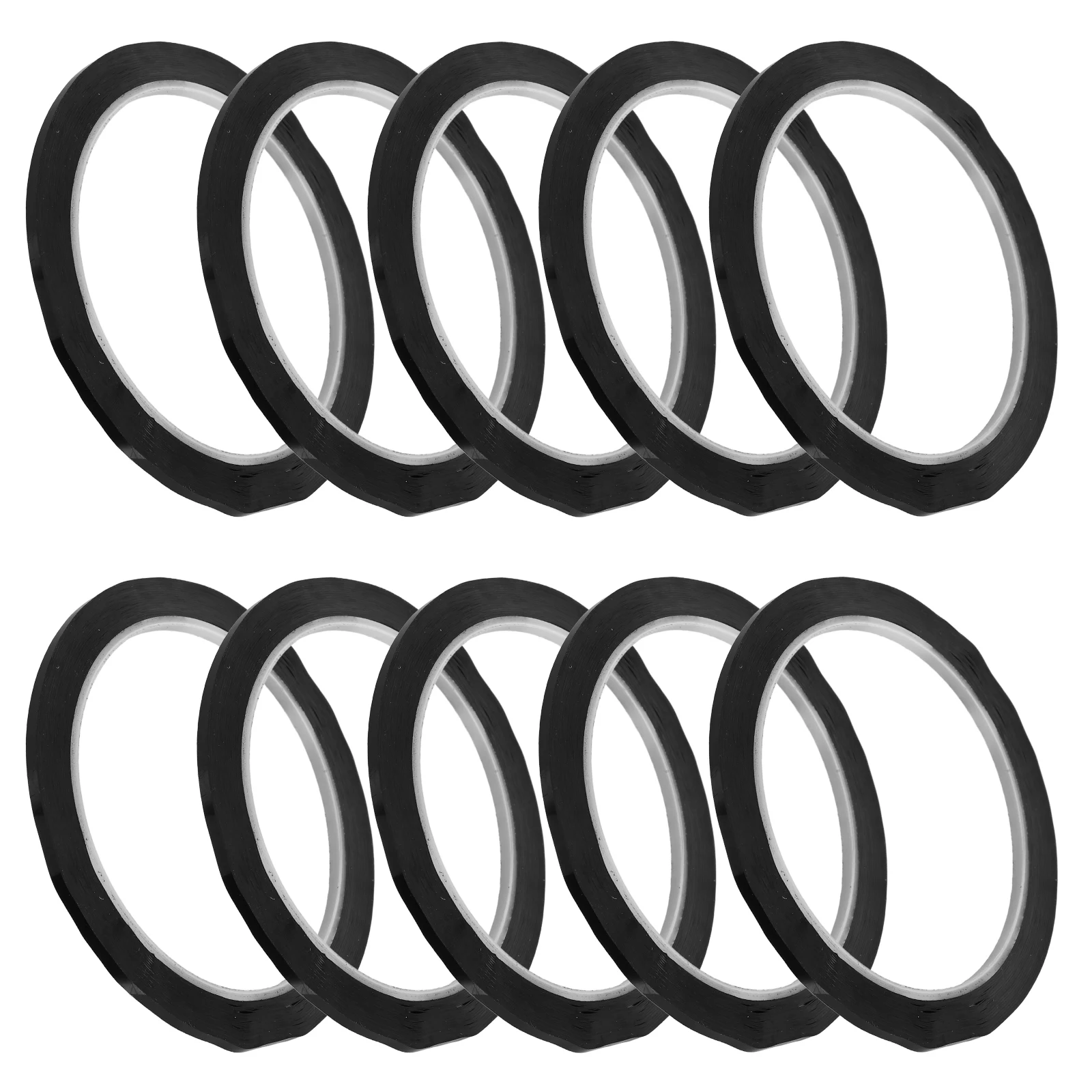 

10pcs PET Fine Stripe Tape for Dry Erase Boards Charts Grid Marking Black Whiteboard Adhesive Marker Line Tape Easy
