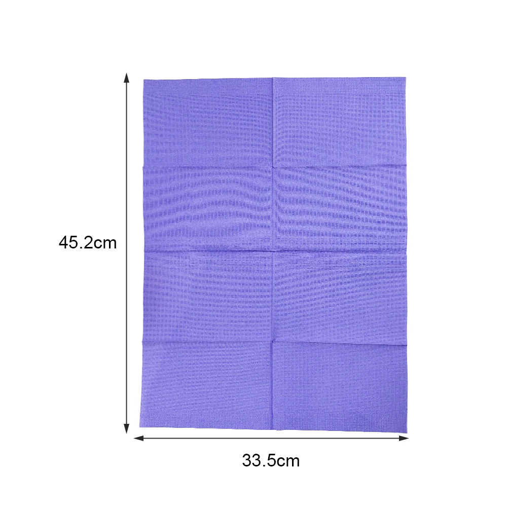 50 ورقة/حقيبة المرايل الأسنان المتاح مقاوم للماء الوشم وسادة نظيفة المناديل الملونة طبيب الأسنان وشاح غطاء الطاولة مواد طب الأسنان