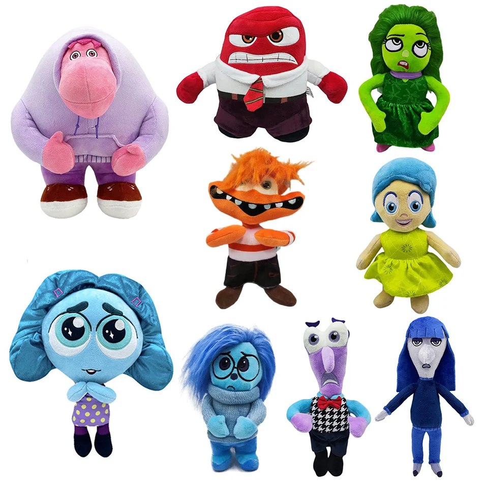 Figura de Anime de peluche Ennui, juguete de ansiedad, Envy, bochorno, juguete de acción, regalo para niños, Inside Out 2, nuevo