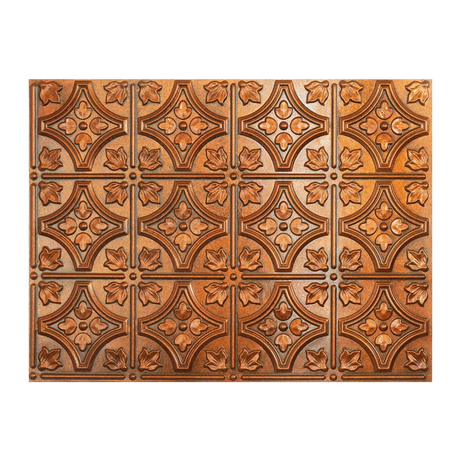 

Ceiling Tiles Peel and Stick Easy to Install PVC Panels Rustic Accent Wall Décor for Cafe Club 10pcs/lot PLB10 Archaic copper