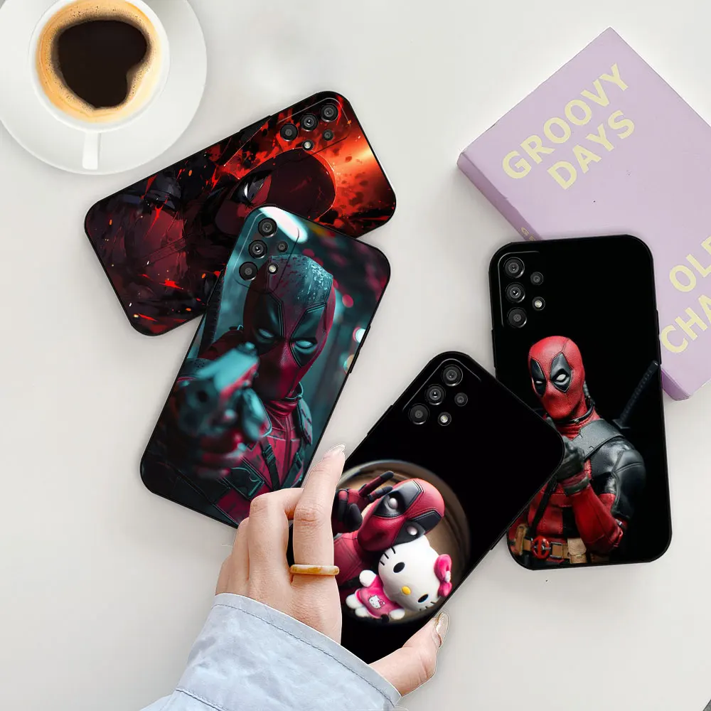 Marvel Deadpool Funny Phone Case For Samsung Galaxy A73 A72 A71 A55 A54 A53 A52 A51 A90 A80 A70 A42 A35 A34 A33 A32 A31 5G Cover