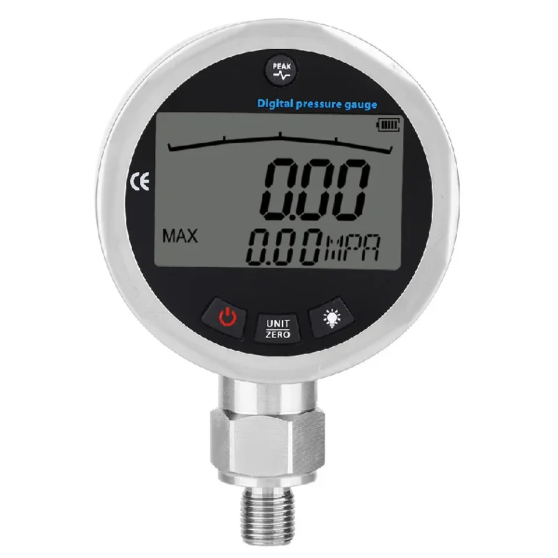 

Precision 0-40mpa 5800psi Digital Hydraulic Pressure Gauge Measuring Instrument Tester Meter With G1/4 Connector Digital Manomet