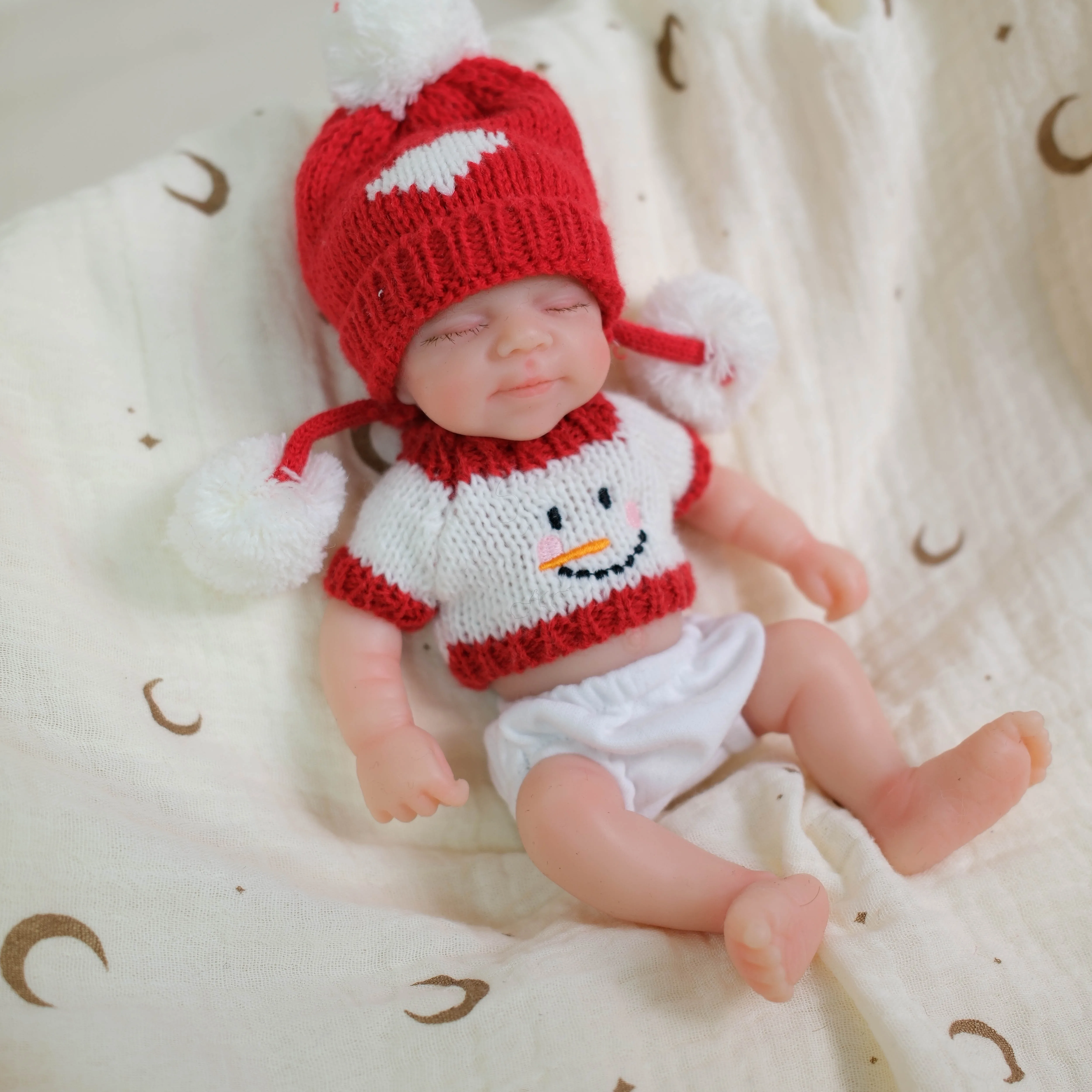 ตุ๊กตาซิลิโคนแพลตตินัม NPK ขนาด 8 นิ้ว นุ่มมาก ยืดหยุ่น แบบรีบอร์น ของสะสม ตุ๊กตาเด็กผู้หญิงขนาดเล็ก พกพาสะดวก ของเล่นเด็กอายุ 4 ปีขึ้นไป