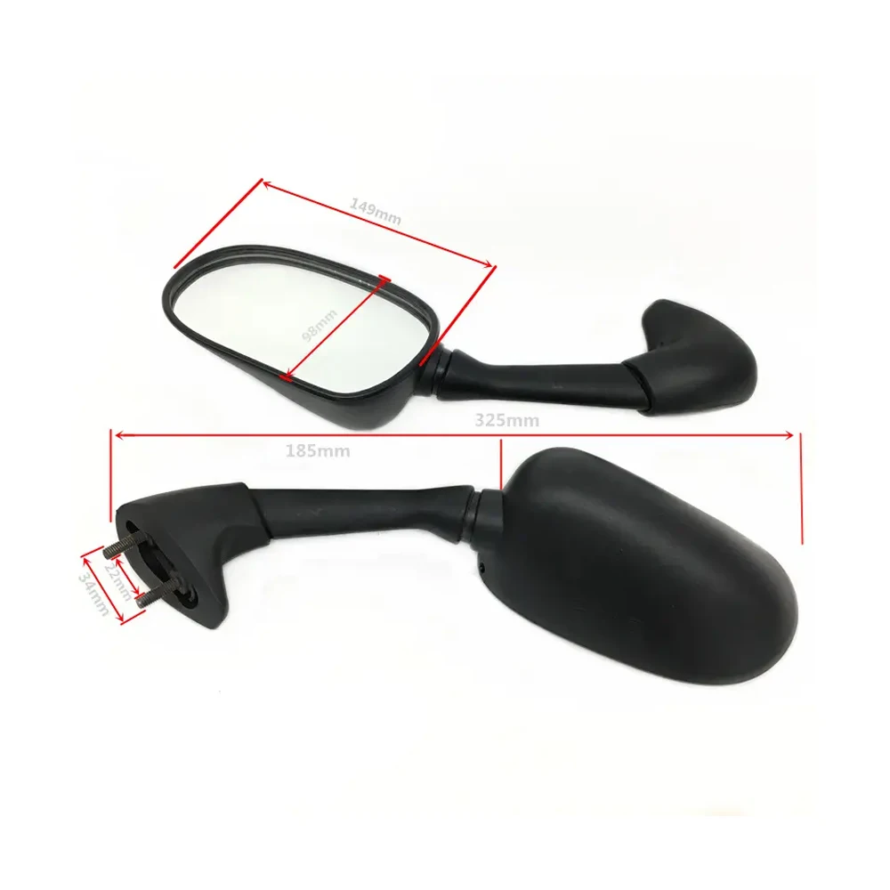 Motorcycle Rearview Mirrors for Yamaha YZF R1 R6 1998 - 2007 1999 2000 2001 2002 2003 2004 2005 2006 YZF-R1 YZFR1 YZF-R6 YZFR6