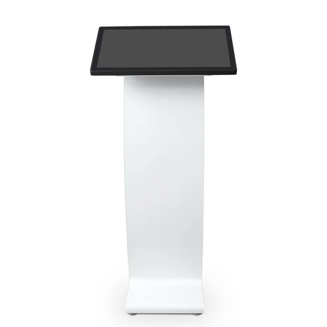 21.5-65-inch interactive touchscreen kiosk for reception, information inquiry and advertising in public areas