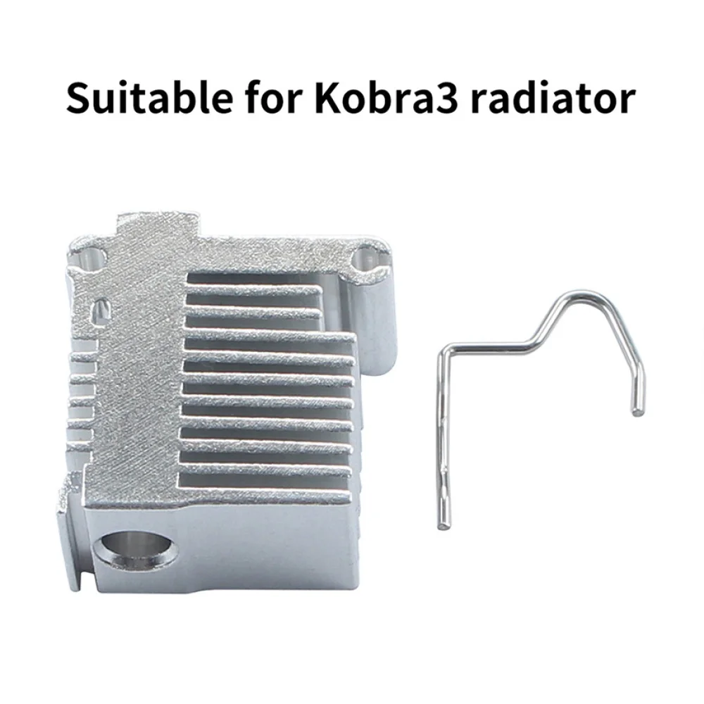 For Koba 3 Extruder Head Cooling Block Silver Heat Sink 3D Printer Accessories