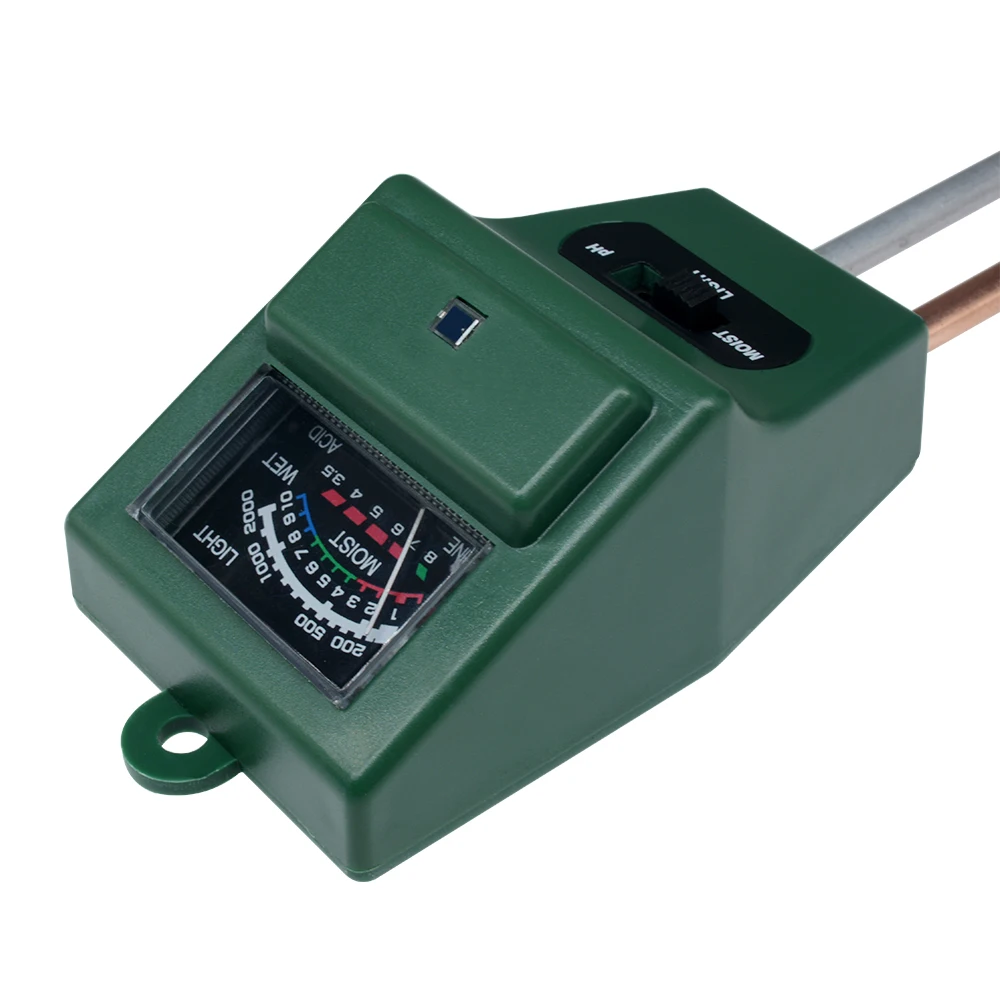 3 in 1 Soil Moisture Sensor Meter Soil pH Tester PH Light Moisture Acidity Tester Humidimetre Meter Detector for Plant