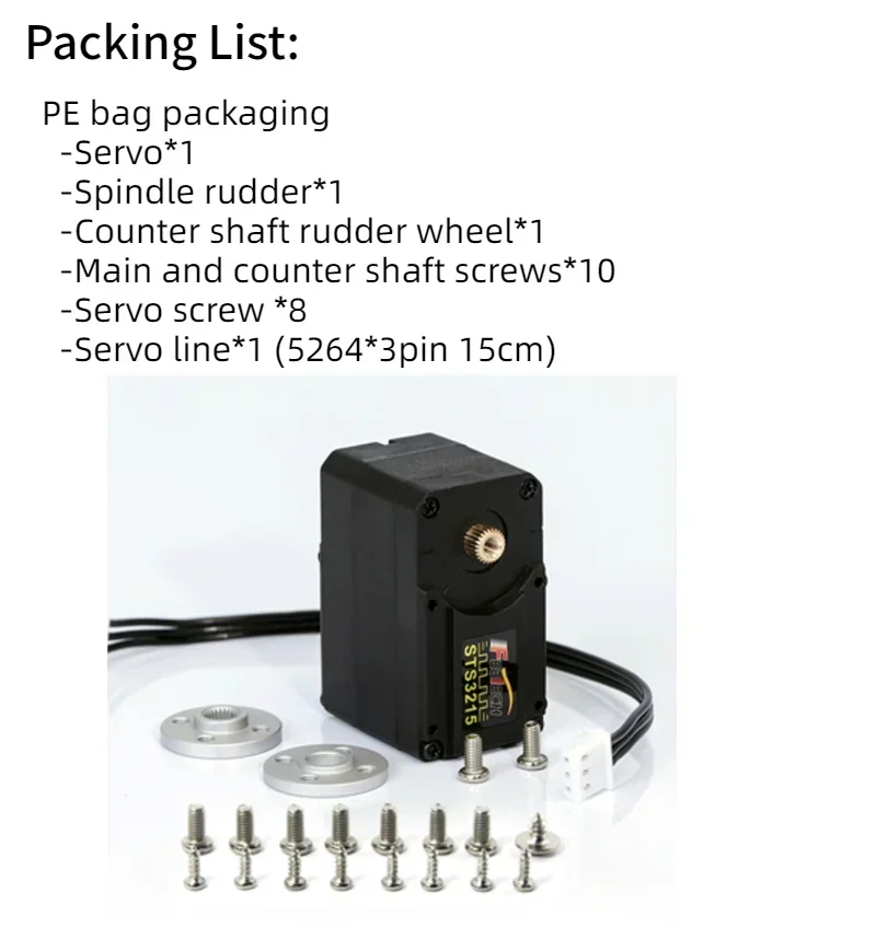 30 كجم عزم دوران عالي ST3215 أجهزة رقمية مع جهاز تشفير مغناطيسي - قابل للبرمجة 360 درجة °   التحكم في الدوران والتحكم في الملفات