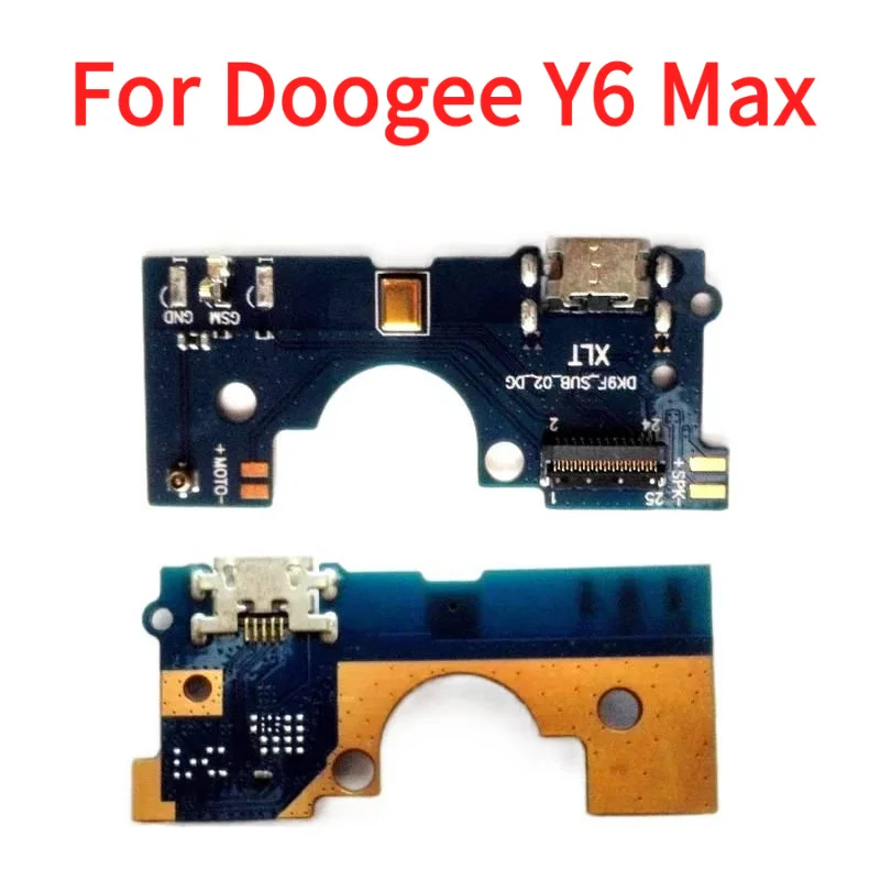 USB-порт для зарядки, разъем для Doogee Y6 Max, разъем для зарядного устройства, док-станция, гибкий кабель, запасные части