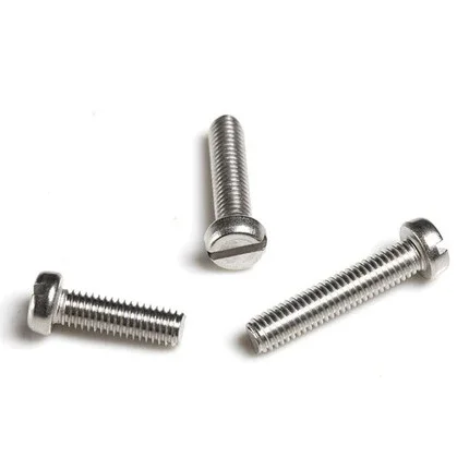 50Pcs M2 Slotted cylinder head screws one word cup headel screw mechanical bolts stainless steel bolt GB65 3mm-20mm Length