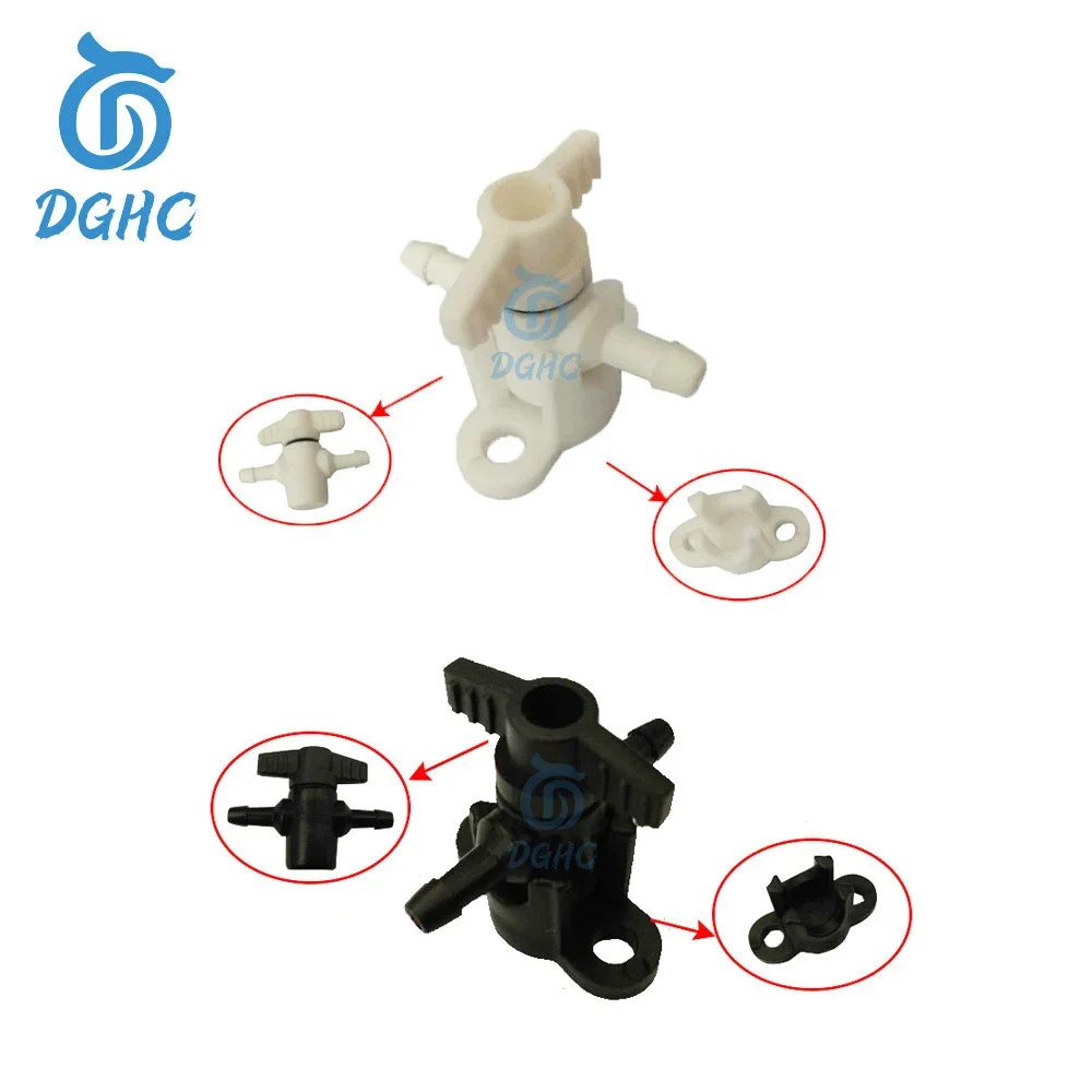 10PCS 2 Way Ink Valve Ink Tube Switch CISS System Manual Valve for ECO-Solvent/UV Inkjet Solvent Printer Ink Tube Valve