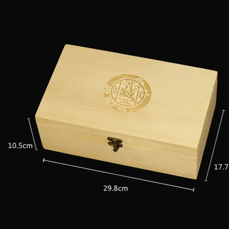 Premium Wooden Box for Coin Storage Box Collectors - Holds 40 Grid Commemorative Coin Home Office