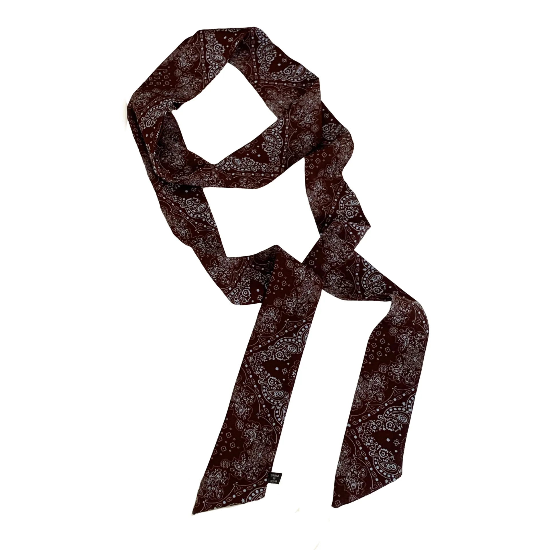 Scarf Polka Dot Long Narrow Voile Women Versatile Neck Bag Waist Decoration Lightweight Multicolor Daily Party Gift