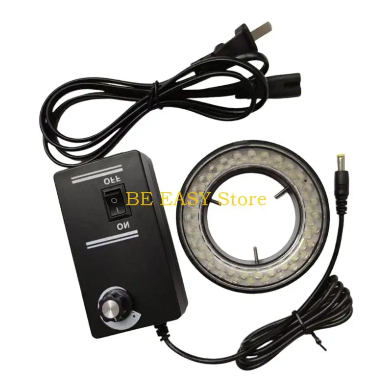 E28F Detachable 56 LED Light Source for Microscopes High Brightness Illuminations Feature Detailed Viewing Easy to Install