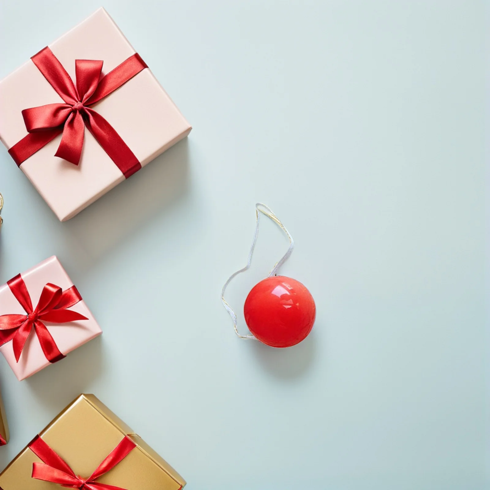 8 Pcs Nose Costume Clown Accessories Halloween Decor Circus for LED Honking Red