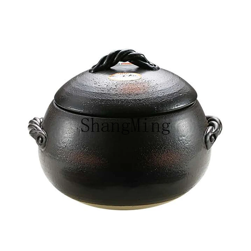 DSA Wangu casserole soup household gas old-fashioned earth pot stew ceramic pot small casserole