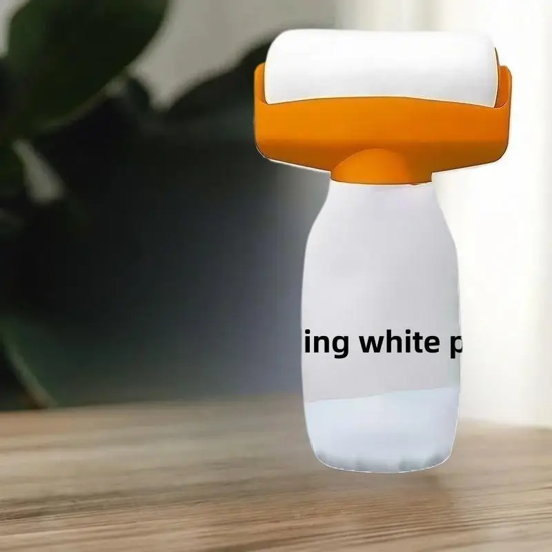 Outil de retouche réutilisable pour réparation murale, rouleau de peinture tout-en-un de 350ml avec bouteille rechargeable pour peinture au latex, conception sans goutte