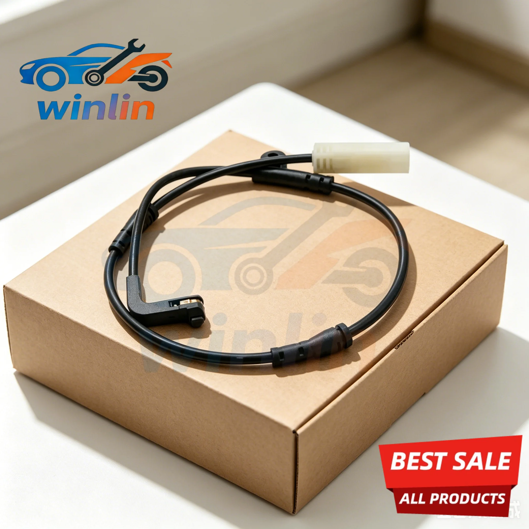 34356789492 Front Rear Brake Pad Wear Indicator Sensor For BMW 5 Series E60 E61 E63 E64 520d 530d view 4