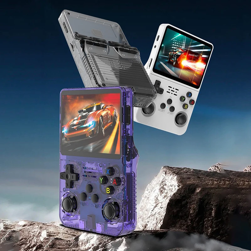 Retro Handheld Video Game Console 3.5 Inch IPS Screen Portable Pocket Video Player 64GB 128G Game Console Kids Gift