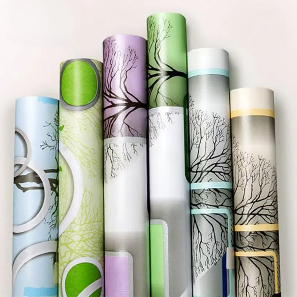 European-style Wallpaper Wall Stickers Tree Pattern Wallpaper Self-adhesive Moisture-proof Bedroom KTV Decoration Wallpaper