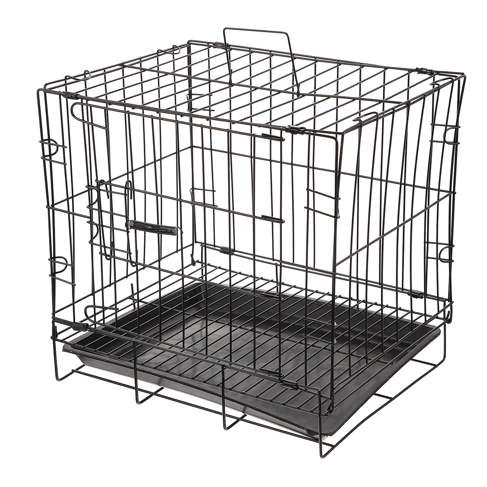 

Pet Cage Dog Crates Iron Wire Small Cages Mini Animal Kennels Fence Travel Durable Safe Premium Material Easy Assembly Storage