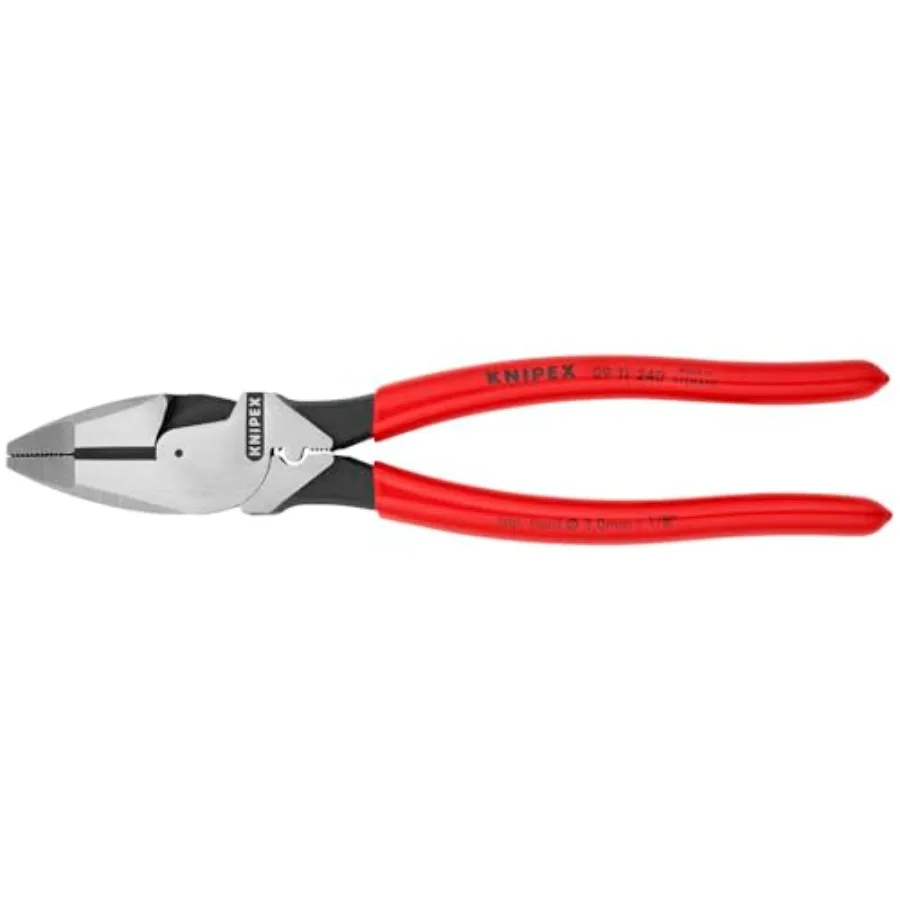 

High Leverage Lineman Pliers New England with Tape Puller and Crimper
