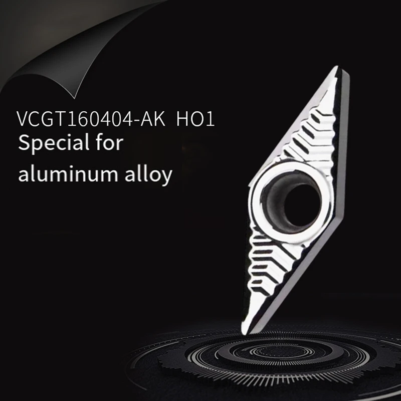 External Torneamento Ferramenta Arbor, Carbide Insert Set, Madeira Torno Ferramentas e Acessórios para Woodtorneamento, VCGT160404