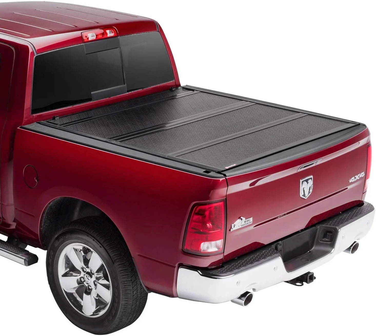 

The Best Pickup Tri-fold Cover Trunk Top Hard Lid Truck Bed Protective Accessories Aluminum Alloy for Dodge Ram 1500 Frontier