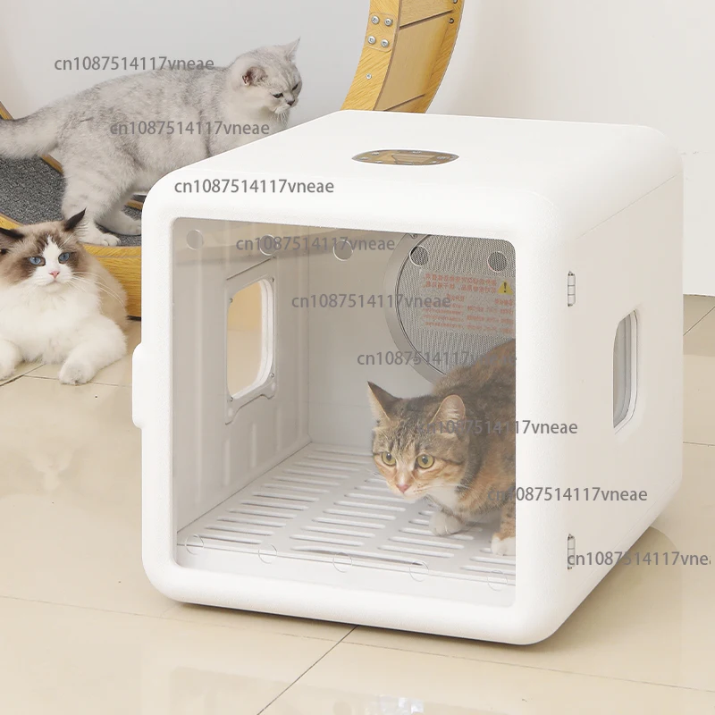 Smart Automatic Eco-Friendly Pet Drying Box for Cats & Dogs Quiet Hands-Free Dryer Fast Drying Big Capacity 65L