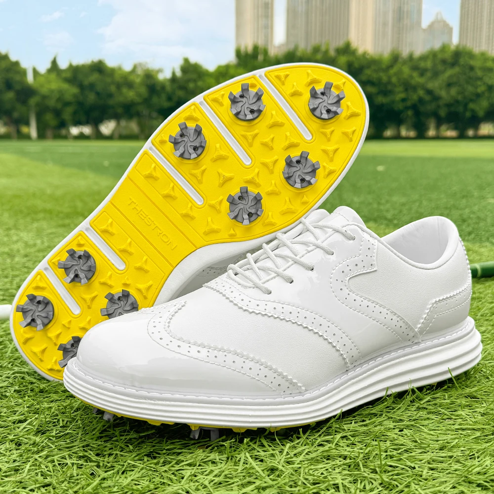 2025 Men's Golf Shoes Comfortable, versatile, slip-resistant studded golf shoes Unisex golf sports casual shoes