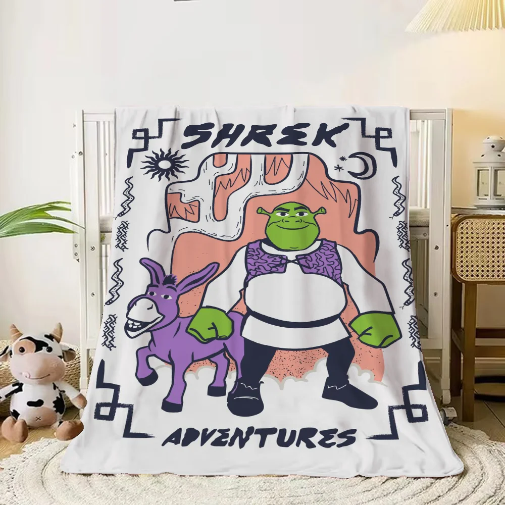 Shrek Fur Blanket King Size Luxury Throw Blanket Sofa Winter Throws Blankets for Sofa Luxury Bedding Arcteryx Home Interior Knee