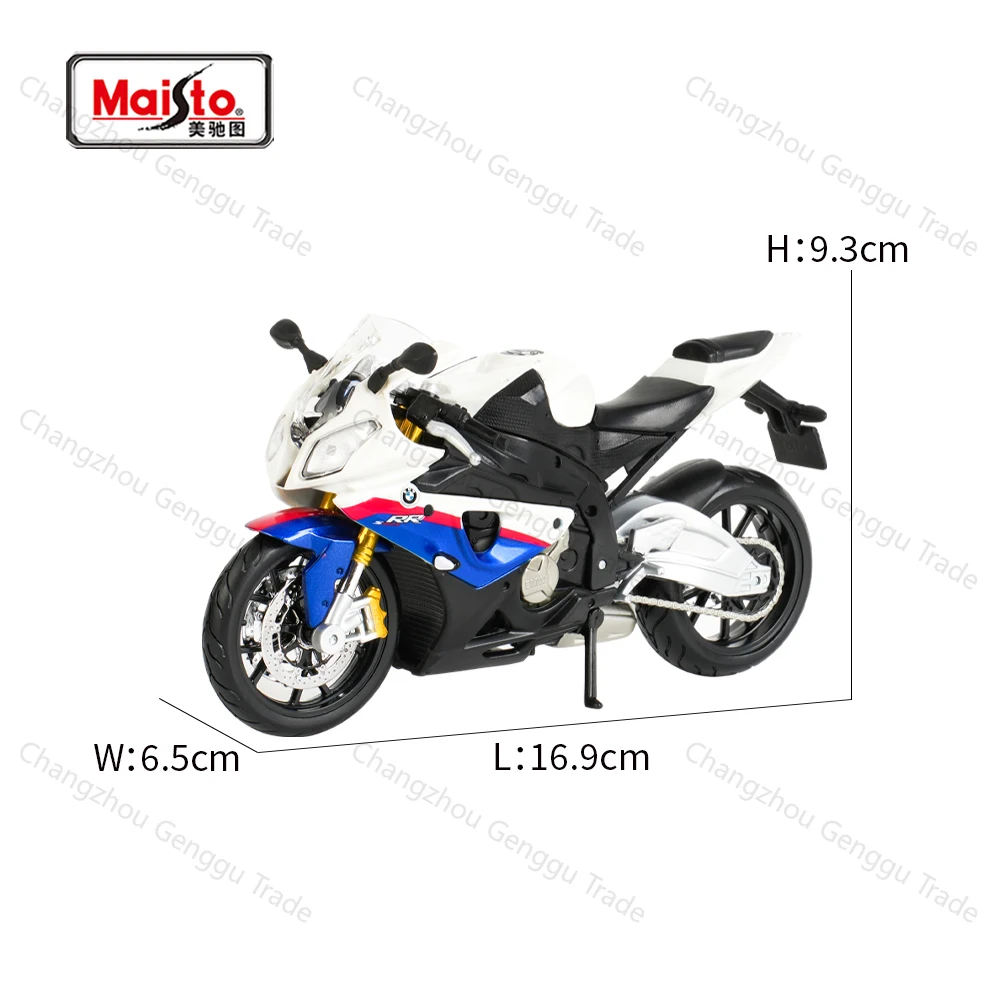 Maisto 1:12 BMW S 1000 RR Die Cast Vehicles Collectible Hobbies Motorcycle Model Toys