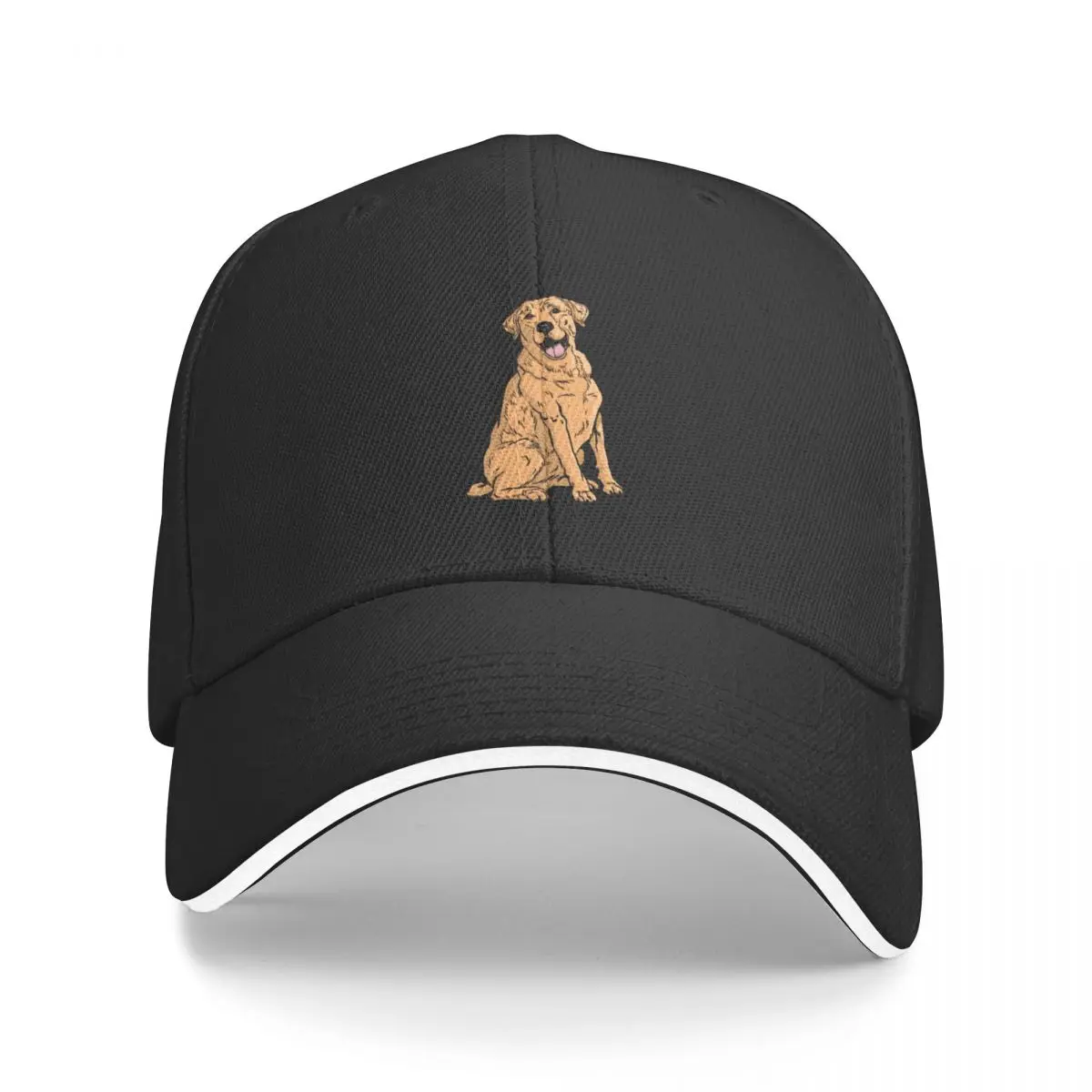 

Labrador Dog illustation Baseball Cap sun hat Luxury Brand Golf Men Women's