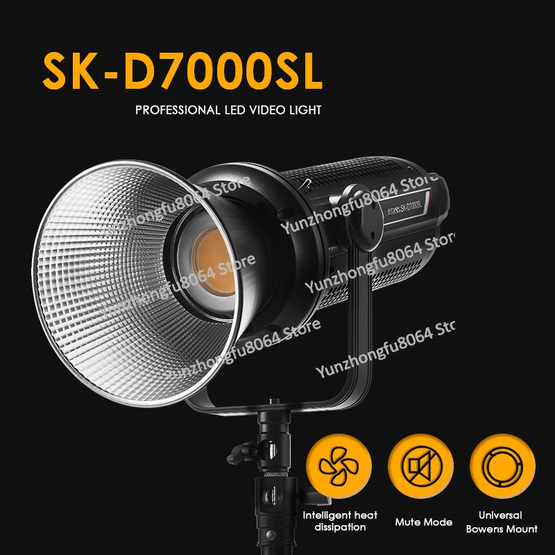 SK-D7000SL/BL Professional 700W LED Video Lighting Studio Continuous Lighting with Live Ambient Lighting Led