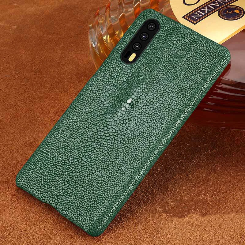 

LANGSIDI stingray Leather case For Huawei p30 pro p20 lite p10 p40 pro plus Luxury Green cover For huawei honor 30 v30 pro 8x