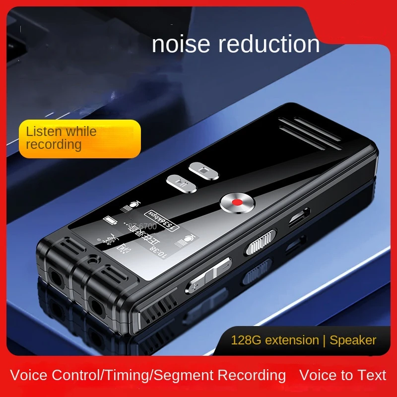 128 جيجابايت مسجل صوت صغير الصوت المنشط خط في خط الإملاء 0-64G فلاشة مزودة بفتحة يو إس بي سائق ضياع الضوضاء تقليل سجل مشغل MP3