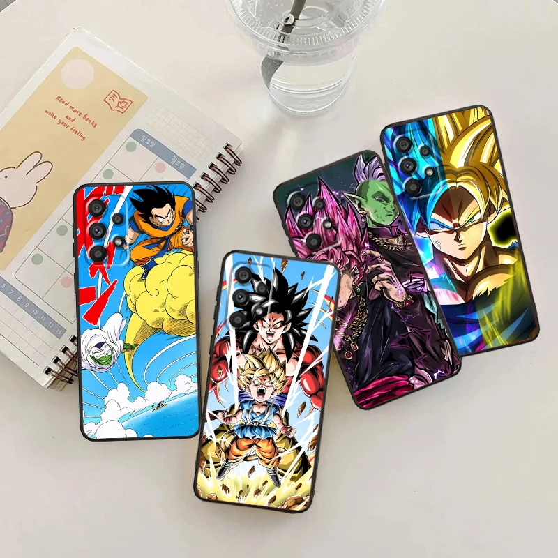 Anime DB-D-Dragons B-Balls Cool For Samsung Note 20 10 Ultra Plus A31 A14 A12 A70 A34 A25 A04 A05 A15 A24 5G Black Funda