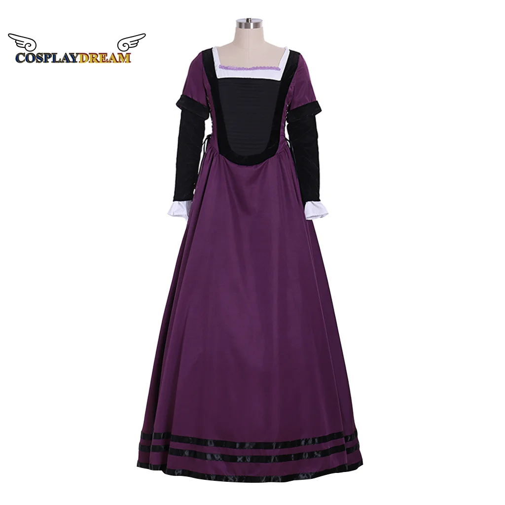 

Women's Medieval Gothic Victorian Vintage Long Dress Rococo Marie Antoinette Dress Prom Dress Party Formal Dress