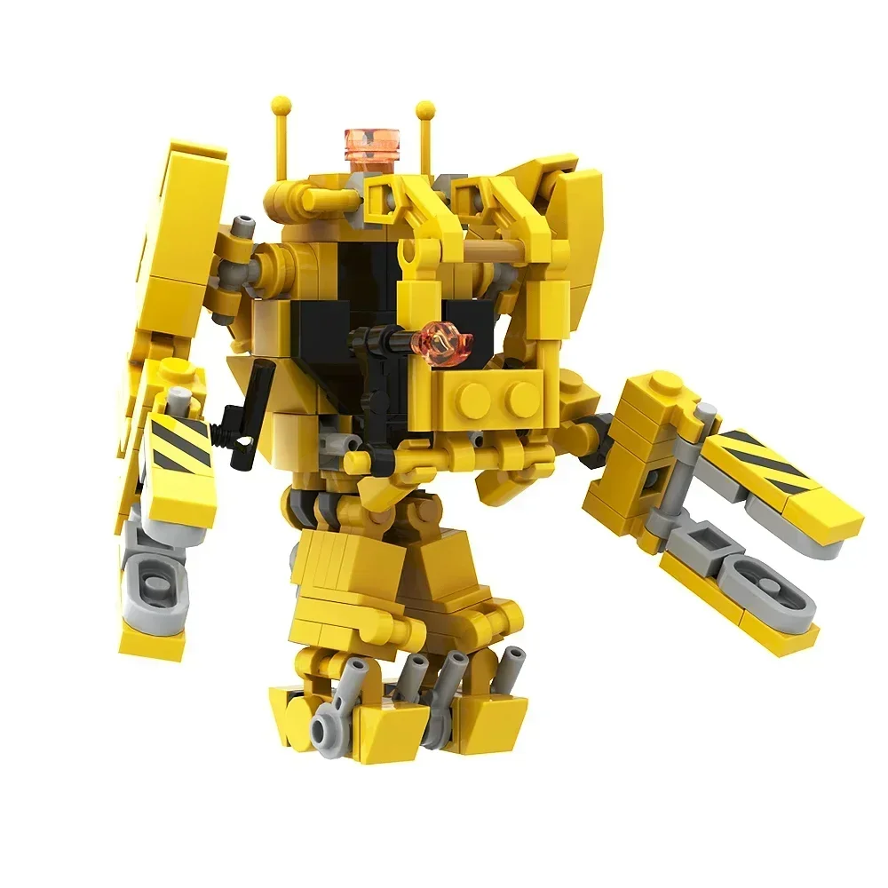 Gobricks MOC Aliens Power Loader PART V Aliens Mecha P-5000 Powered Robot Building Block Educational Toys For Birthday Gift