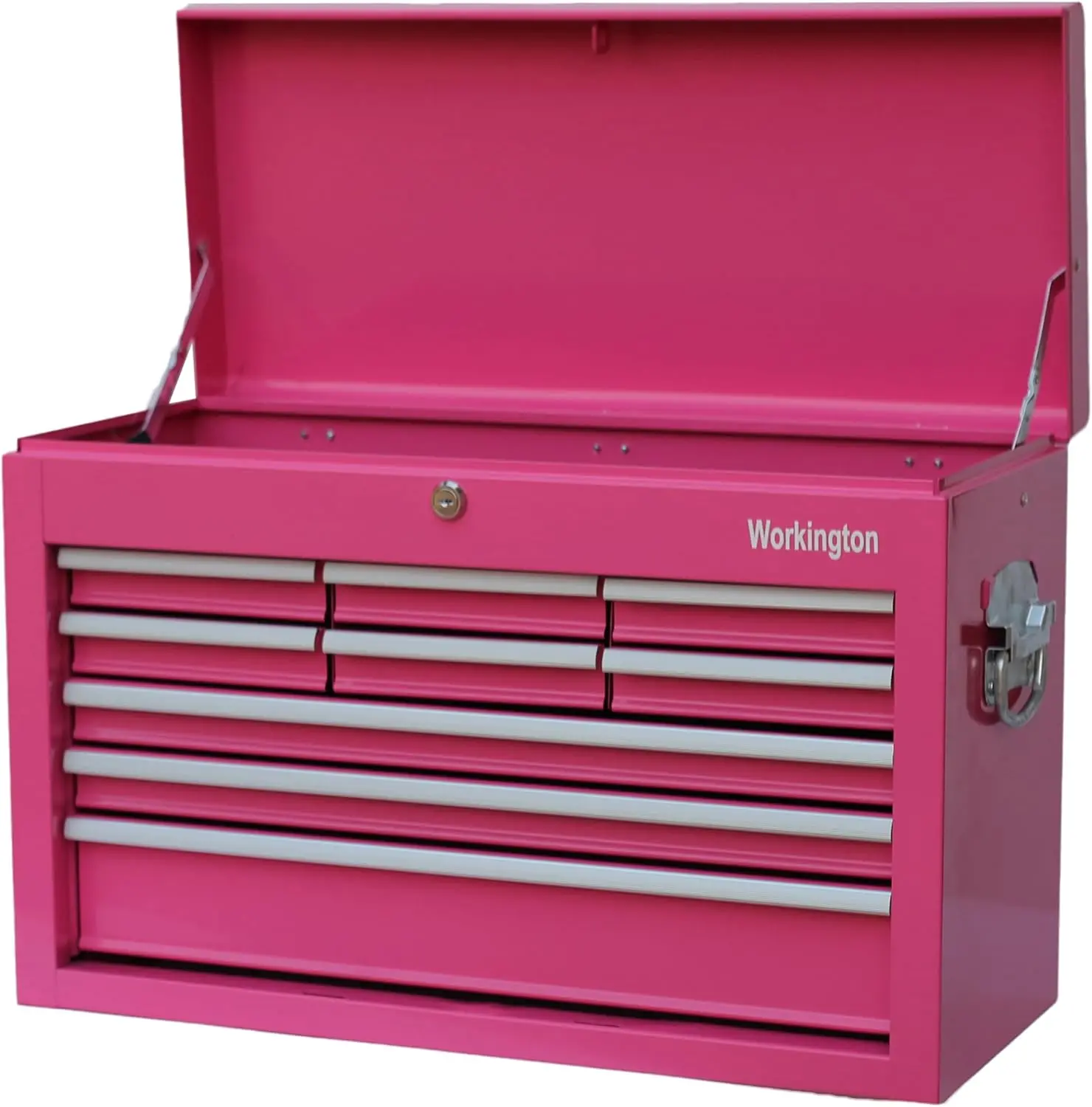 Portable Metal Tool Chest with 9 Drawers, 24