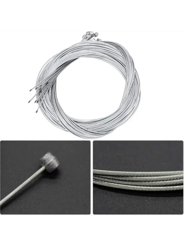 AliExpress 2pcs 1.6/2M MTB Bicycle Brake Line Bicycle Speed Line Fixed Gear Shifter Gear Brake Cable Set Core Inner Wire MTB Road Bike