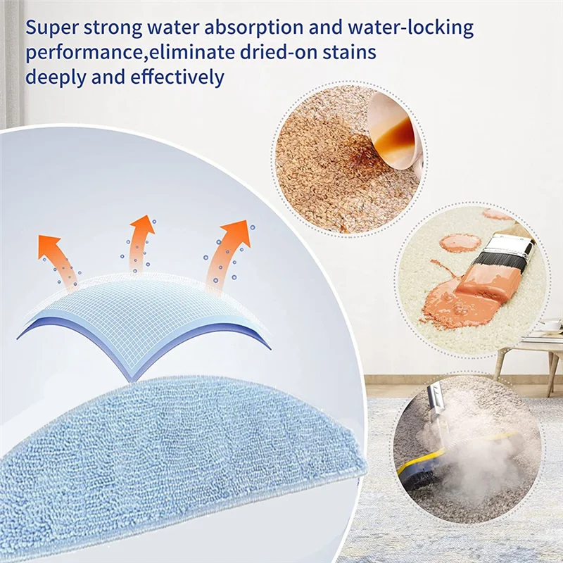 A05G-Para minien mx90 pro/selectpro EGR-100 acessórios para aspirador de pó-peças de reposição pano de limpeza 10 peças