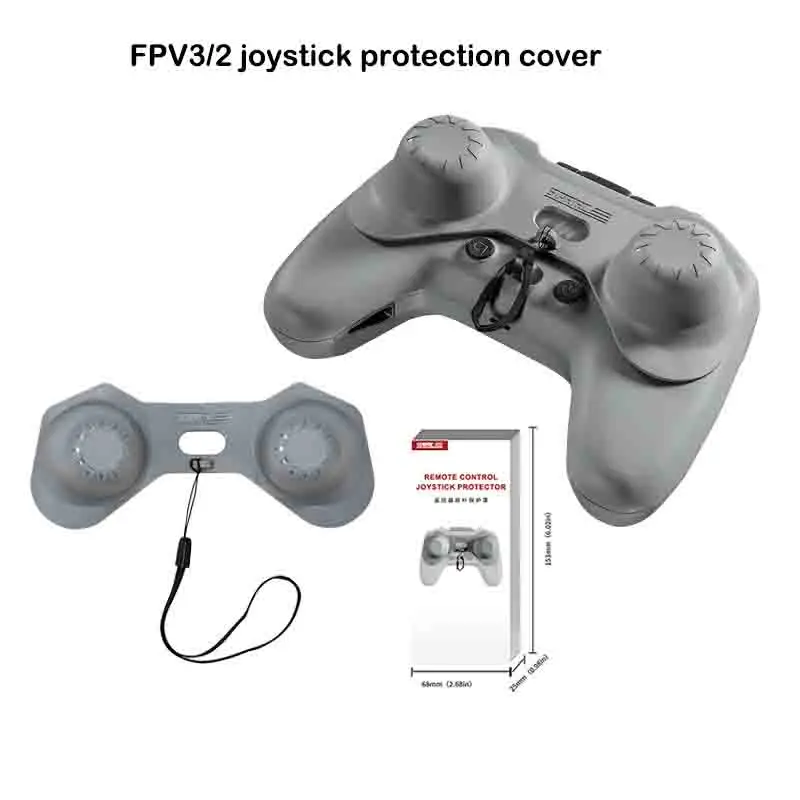

Для FPV 2/3 защита джойстика с дистанционным управлением для DJI Avata 2, пульт дистанционного управления, рокер для большого пальца, защитный чехол, аксессуары для дронов