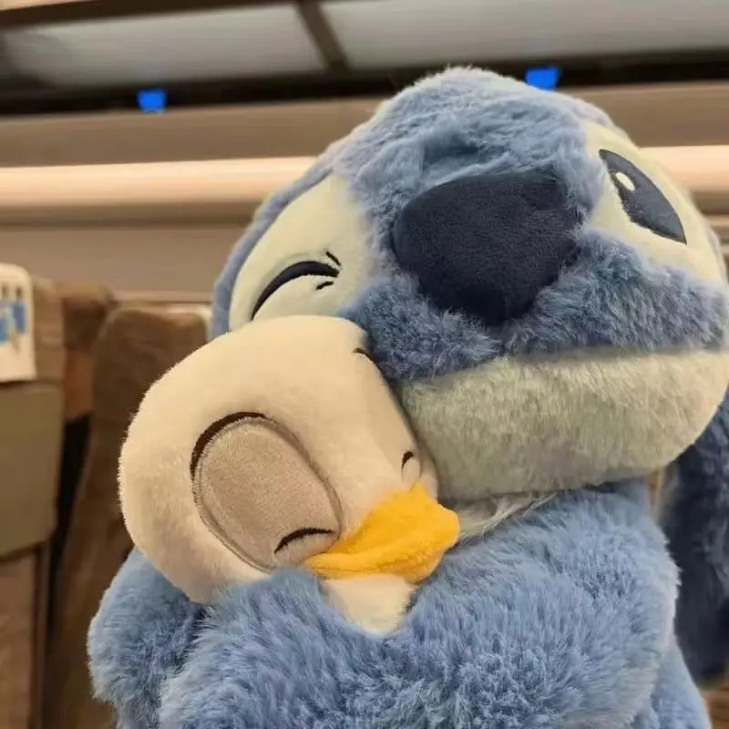 2025New Disney 20cm Plüsch Puppe Stich Lilo Puppe Nette Ente Stich Plüsch Stofftier Weihnachten Kinder Geburtstag Geschenk kawaii Spielzeug