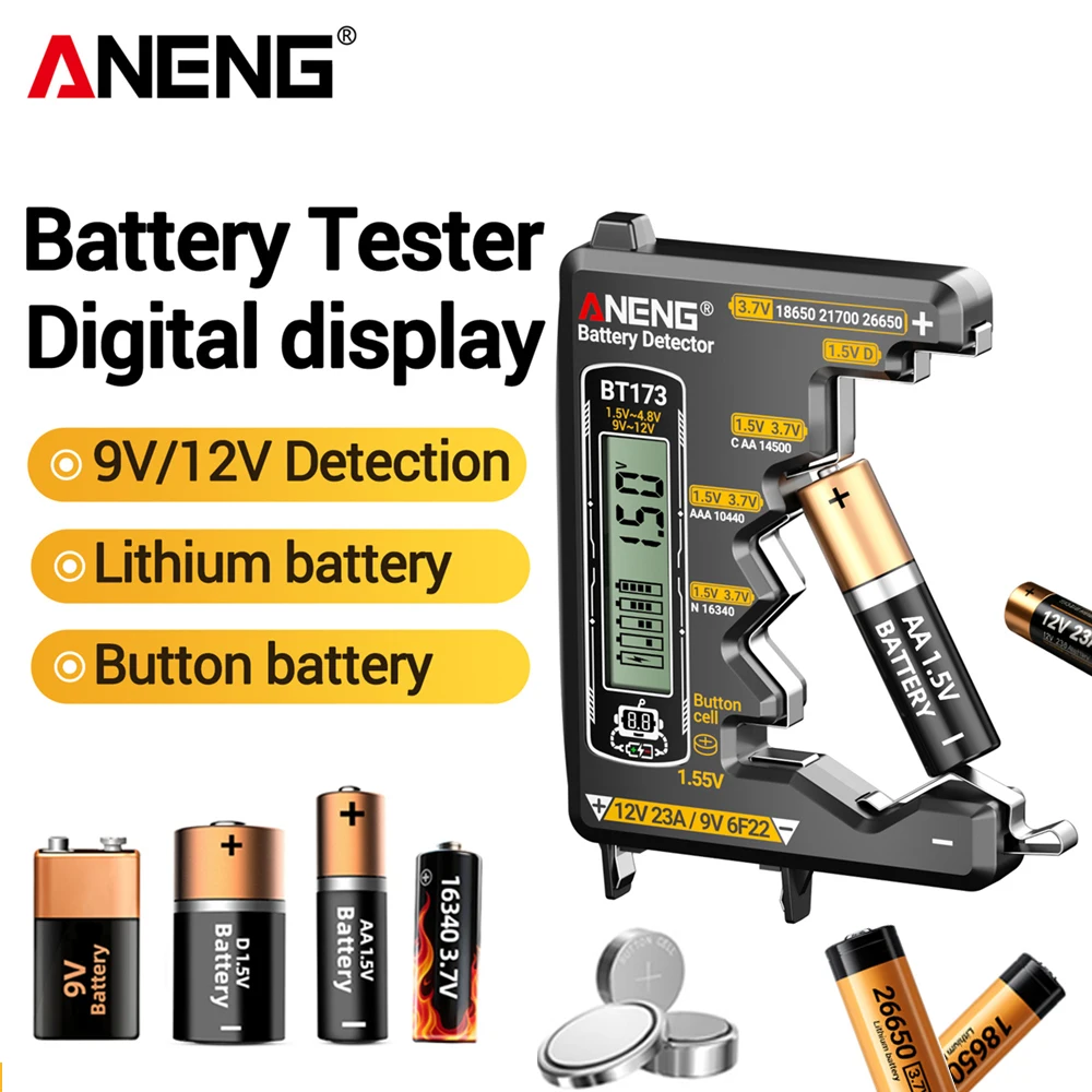 ANENG DM850 Digital Multimeter+BT173 High-Precision Voltage And Current Measurement Battery Tester Electrician Maintenance Kit - view 3